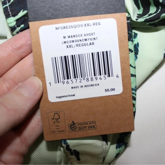 NWT The North Face Men’s Wander Lightweight Flashdry Water Repellent Shorts XXL - Picture 13 of 13